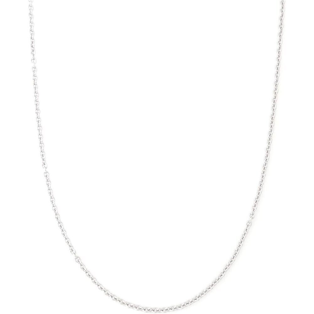 2mm Stainless Steel Necklace Thin Cable Chain for Women Men Silver Chain 16-30